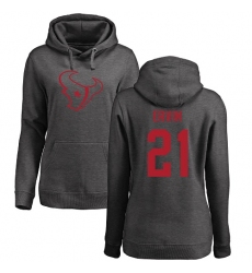 NFL Women's Nike Houston Texans #21 Tyler Ervin Ash One Color Pullover Hoodie