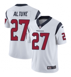 Youth Nike Houston Texans #27 Jose Altuve Elite White NFL Jersey
