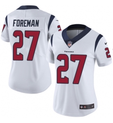Women's Nike Houston Texans #27 D'Onta Foreman Limited White Vapor Untouchable NFL Jersey