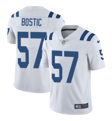 Men's Nike Indianapolis Colts #57 Jon Bostic White Vapor Untouchable Limited Player NFL Jersey