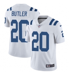 Men's Nike Indianapolis Colts #20 Darius Butler White Vapor Untouchable Limited Player NFL Jersey
