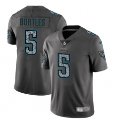 Youth Nike Jacksonville Jaguars #5 Blake Bortles Gray Static Vapor Untouchable Limited NFL Jersey