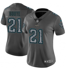 Women's Nike Jacksonville Jaguars #21 A.J. Bouye Gray Static Vapor Untouchable Limited NFL Jersey