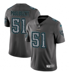 Men's Nike Jacksonville Jaguars #51 Paul Posluszny Gray Static Vapor Untouchable Limited NFL Jersey