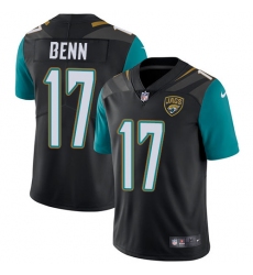 Men's Nike Jacksonville Jaguars #17 Arrelious Benn Black Alternate Vapor Untouchable Limited Player NFL Jersey
