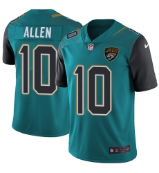 Youth Nike Jacksonville Jaguars #10 Brandon Allen Teal Green Team Color Vapor Untouchable Limited Player NFL Jersey