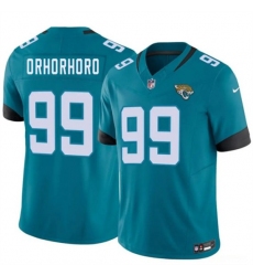 Men's Jacksonville Jaguars #99 Ruke Orhorhoro Teal 2026 F.U.S.E. Vapor Untouchable Limited Football Stitched Jersey