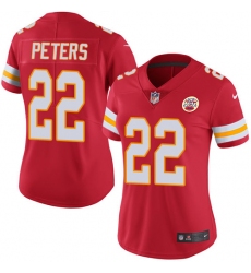 Women's Nike Kansas City Chiefs #22 Marcus Peters Red Team Color Vapor Untouchable Limited Player NFL Jersey