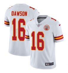 Youth Nike Kansas City Chiefs #16 Len Dawson White Vapor Untouchable Limited Player NFL Jersey