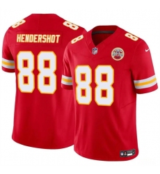 Men's Kansas City Chiefs #88 Peyton Hendershot Red 2024 F.U.S.E Vapor Untouchable Limited Stitched Football Jersey