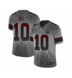 Youth Kansas City Chiefs #10 Tyreek Hill Limited Gray City Edition Football Jersey