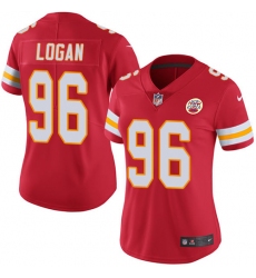 Women's Nike Kansas City Chiefs #96 Bennie Logan Red Team Color Vapor Untouchable Limited Player NFL Jersey
