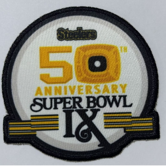 Steelers 50th Anniversary Patch